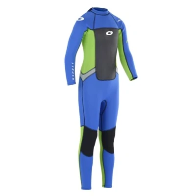Image of Osprey Boys Full Length 3 mm Summer Wetsuit, Kids Neoprene Surfing Bodyboarding Origin, Multiple Colours, M Short