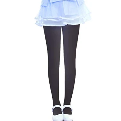 Image of Kids Fashion Girls Microfiber Semi Opaque Tights 40 Denier (8 10 Years (134cm), Black)