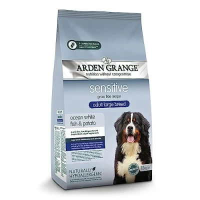 Image of Arden Grange Sensitive grain free adult large breed ocean white fish &amp; potato 12kg