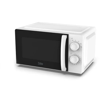 Image of Beko Solo Microwave MOC20100W1 White Design 20L Capacity 700W Power Includes Auto Defrost &amp; 30 Min Mechanical Timer