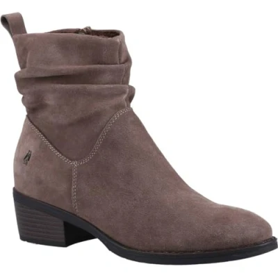 Image of Hush Puppies Women&#039;s Iris Fashion Boot, Taupe, 3 UK