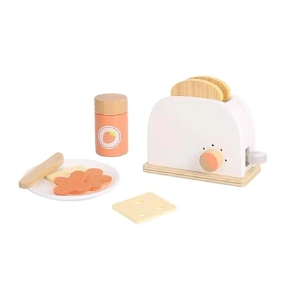 Image of Tooky Toy TL839 Wooden Toaster Set