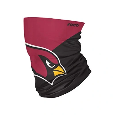 Image of Foco NFL Team Logo Multi Use Neck Gaiters Scarf, Arizona Cardinals, Taille Unique
