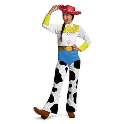 Image of Disney 11374N Pixar Toy Story &amp; Beyond Jessie Classic Women&#039;s Costume Adult Sized, Cartoon, Multicolored, S