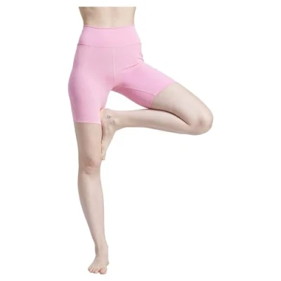Image of adidas Women&#039;s All Me Essentials 7 Inch Short Leggings, Bliss Pink, M