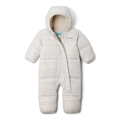 Image of Columbia Snuggly Bunny II Bunting Unisex Snowsuit for kids, Size: 18/24m, White/madras