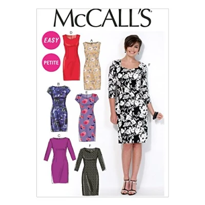 Image of Mccall&#039;s Patterns MC7085 Miss Petite Dresses,Sizes, A5 (6 8 10 12 14)