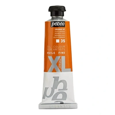 Image of Pebeo Pébéo Fine Oil XL 37 ml Orange Paint Bright