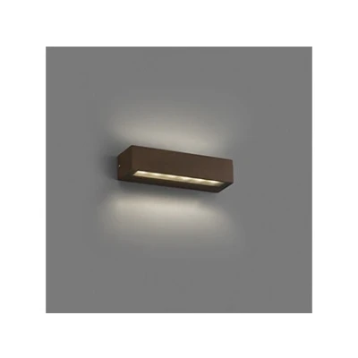 Image of Doro 13 Integrated LED Up Down Lighter Outdoor Wall Light Brown, 3000K, IP65