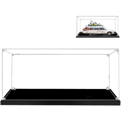 Image of Acrylic Clear Display Case for Lego 10274 Building Kit ,Dustproof Assemble Box Showcase (Ghostbusters ECTO 1)(Only Box)(2mm)