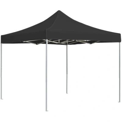 Image of vidaXL Professional Folding Party Tent Aluminium 2x2 m Anthracite