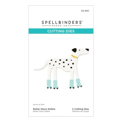 Image of Spellbinders S2 405 Roller Disco Dottie Etched Dies from The Out and About Collection