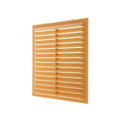 Image of Beige Air Vent Grille / 234mm x with Fly Screen Ducting Ventilation Cover/Anti Insect Mesh
