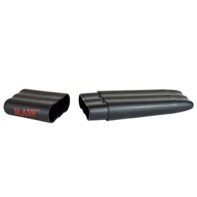 Image of Vastu RAW Three Tree Cone Cigarette Holder: Durable &amp; Air Tight Hard Plastic Travel Case Ideal for On The Go Use