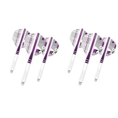 Image of RED DRAGON Peter Wright Snakebite White Hardcore Flight and Nitrotech Stem Combo