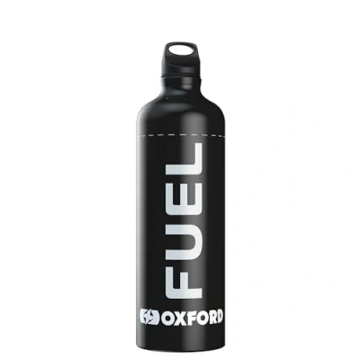 Image of Oxford Fuel Flask, 1L. Portable Motorcycle Can., Black