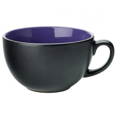 Image of Utopia Barista Cappuccino Cup Indigo 12oz / 340ml Porcelain Coffee Cups, Style Tableware