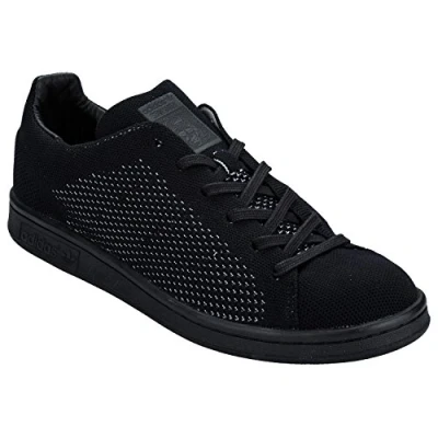 Image of adidas Mens Originals Stan Smith Primeknit Trainers in Black UK 6
