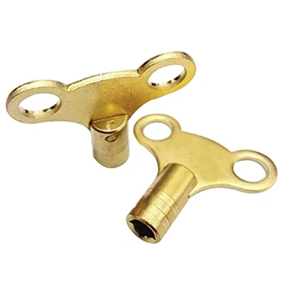 Image of WZ Radiator Bleed Key Valve Clock for Bleeding and Air Vent Made of Solid Brass Pack 2