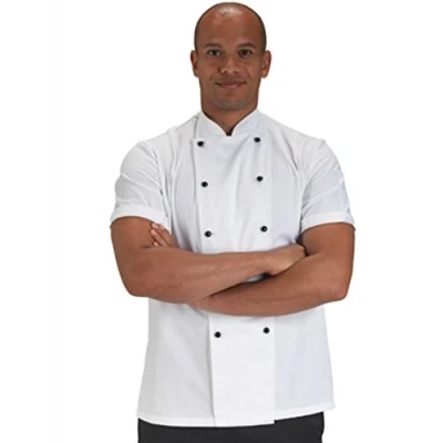Image of Denny&#039;s Chef Jacket White S/S With