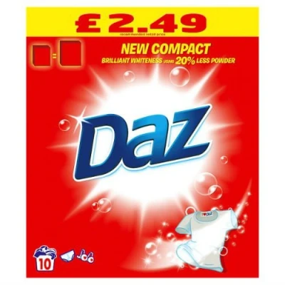 Image of Daz Washing Powder 10 Washes PMP £2.49 (Pack of 6 x 650g)