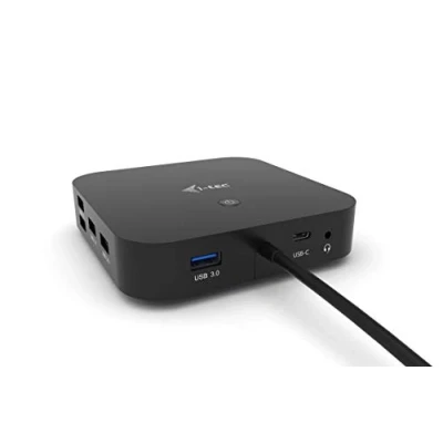 Image of i tec USB C Docking Station 2x4K 2x DisplayPort 1x 3x 3.0 2.0 GLAN Audio/Microphone