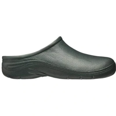 Image of Briers Comfort Easy Clean Slip On Gardening Green Clogs Size UK 4