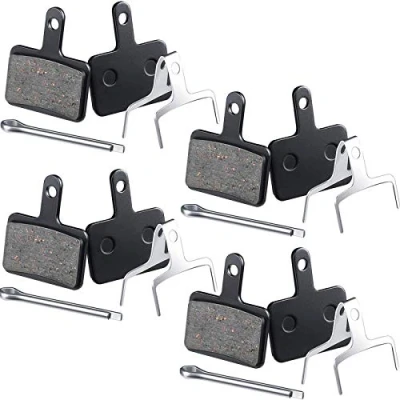 Image of Zonon 4 Pairs Bike Brake Pads Compatible with Trp Tektro Shimano Deore Br m575 M525 M515 T615 T675 M505 M495 M486 M485 M475 M465 M447 M446 M445 M416 M415 M395(Semi Metallic Pads)