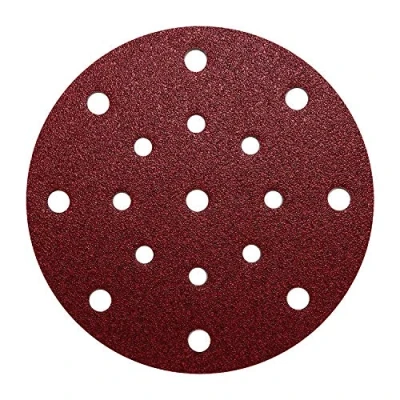 Image of 10 x 150mm Sanding Discs Sandpaper 17 Holes Pads GLS51 (Grit 150)