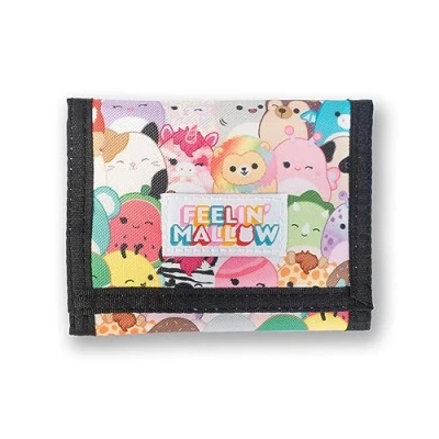 Image of Bioworld Squishmallows Characters Nylon Trifold Wallet