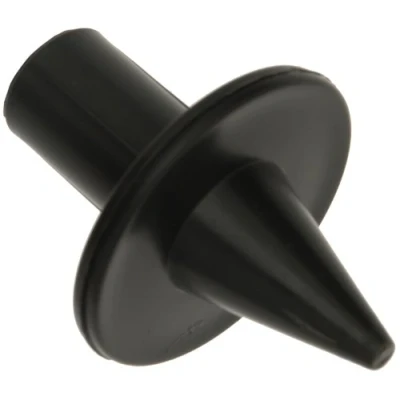 Image of W4 Pole Flanged Foot Black, 21mm
