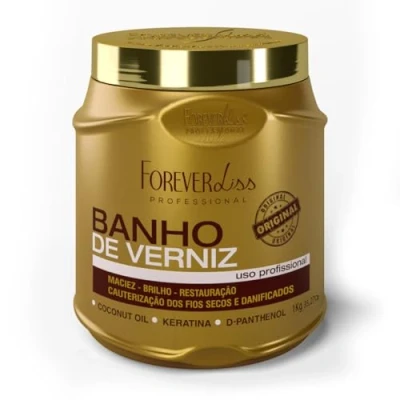 Image of Forever Liss Banho De Verniz Professional Hair Restore Mask 1KG