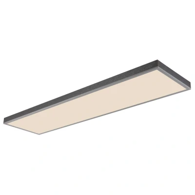 Image of Doro 120x30cm Flush Ceiling Light Silver Colored LED Dimmable 2700 6500K Remote Control Timer