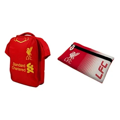 Image of L.F.C Liverpool FC Kit Lunchbag and Pencil Case Set School Supplies