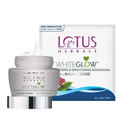 Image of Lotus Herbals WhiteGlow Skin Whitening And Brightening Nourishing Night Creme 60g