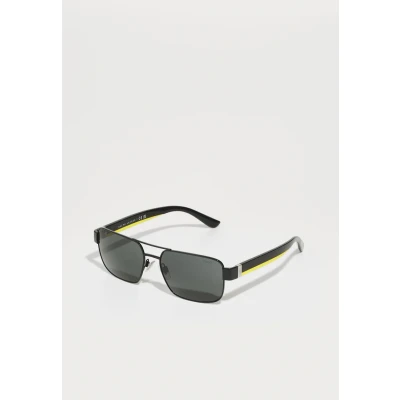 Image of Polo Ralph Lauren Sunglasses, Men&#039;s, Size: 58, Shiny black
