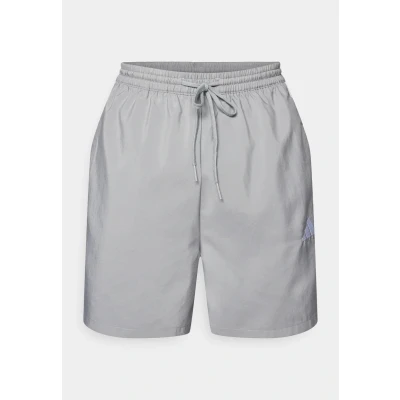 Image of adidas Men&#039;s Essential Three Stripes Chelsea Base Short, Grey Three/White, M