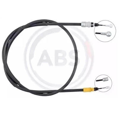 Image of 4422442, 93868406 Brake Cable A.B.S. K14045 1525, 1378mm Disc for left hand drive vehicles VAUXHALL: Vivaro Van