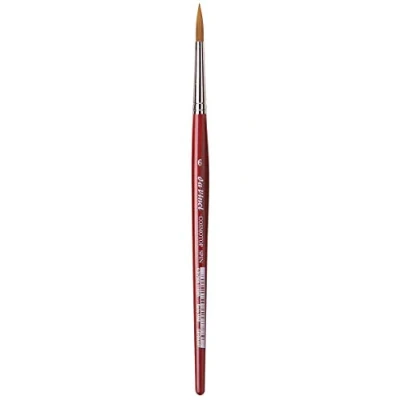 Image of Da Vinci 5580 Series Water Colour Brush, 6, Wood, Red, Size 6