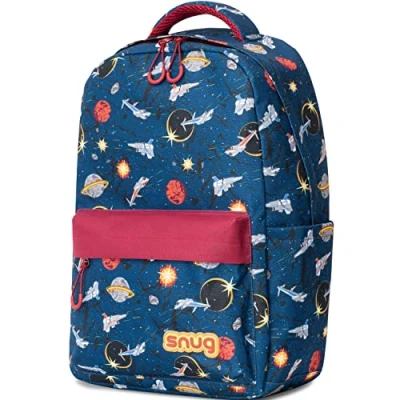 Image of Snug Kids Backpack for School, Sports and Travel Perfect Ages 4+ (Space)