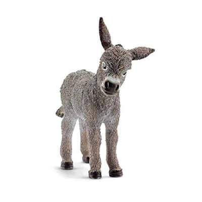 Image of schleich 13746 FARM WORLD Donkey foal Figurine for ages 3+, Grey