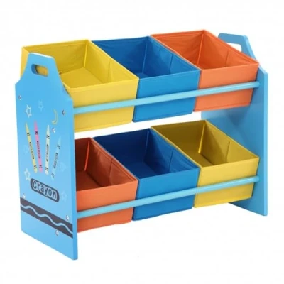 Image of Oypla Childrens Crayon Organisation Toy Games Storage Unit Basket