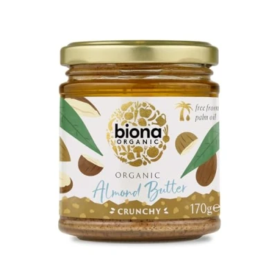 Image of Biona Almond Butter Crunchy Organic, 170g