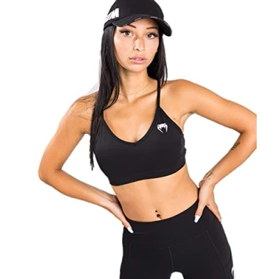 Image of Venum Essential LOW Impact Light support sports bra, Women&#039;s, Size: XS, Black