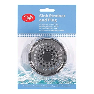 Image of Tala Stainless Steel Kitchen Sink Strainer &amp; Plug