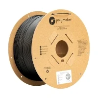 Image of Polymaker Matte PLA Filament 1.75mm Black, 3kg Black 1.75 PolyTerra 3D Printer Filament, Print with Most Printers Using