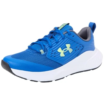 Image of Under Armour Charged Commit TR 4 Training shoe, Size: 12, Tech blue/distant gray/morph green Leather/synthetics