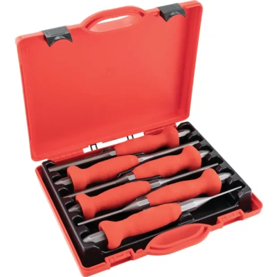 Image of Kennedy 2 8mm Parallel Pin Punch Set Cushion Grip (6 Piece)