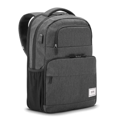 Image of Solo New York Unisex&#039;s Re:Discover Laptop Backpack, Grey, Fits up to 15.6&quot;
