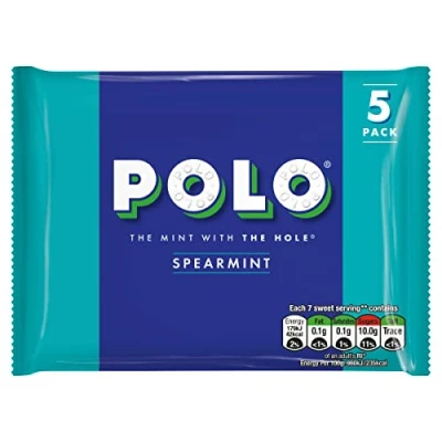 Image of Polo Spearmint Mints Tube Multipack, 5 x 25 g
